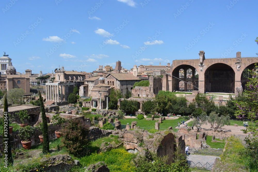 roman forum in Rome Italy