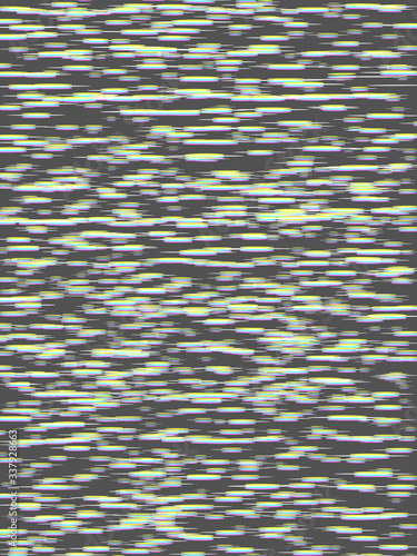 Glitch noise background. Vertical banner TV screen with no signal. Vector illustration