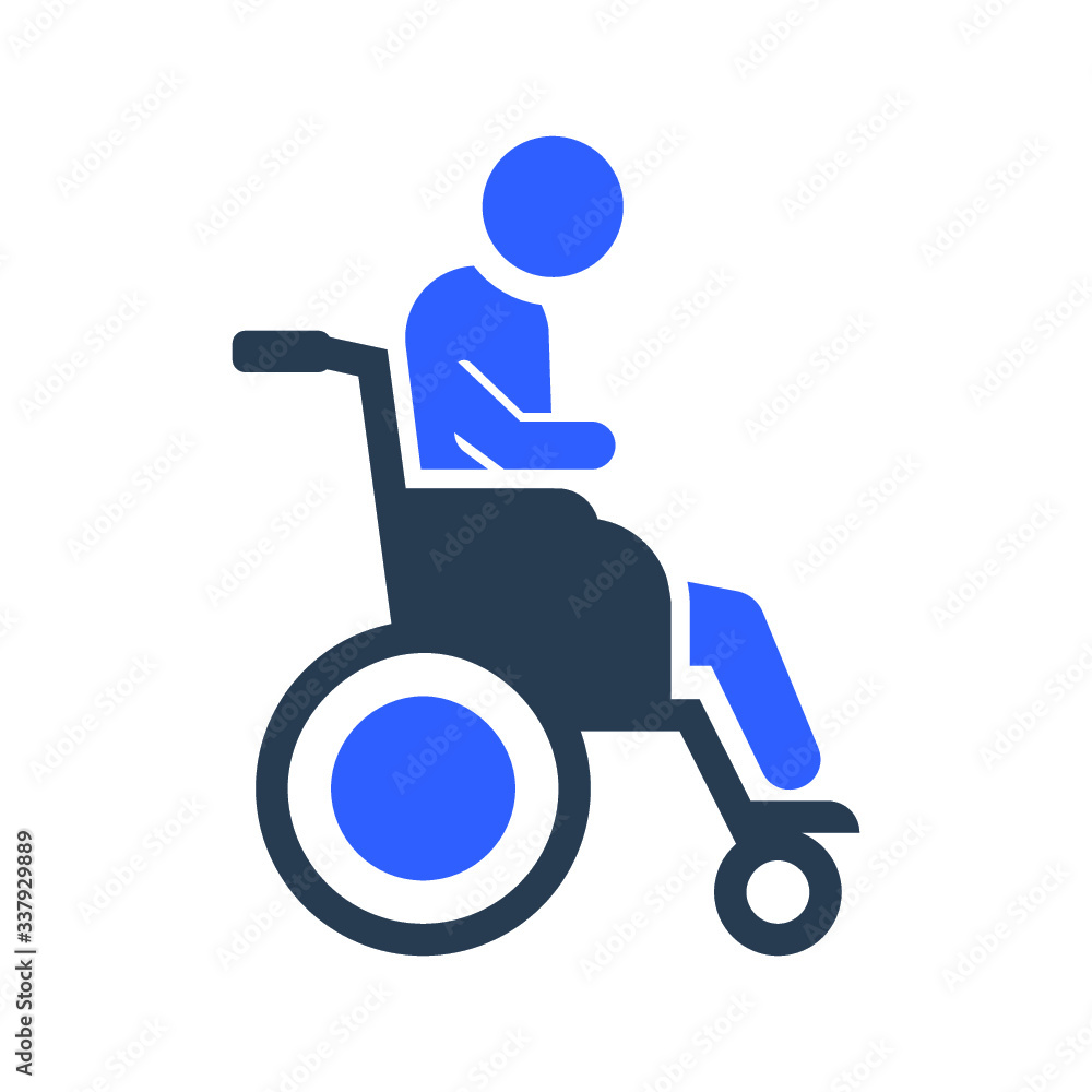 Wheel Chair patient icon