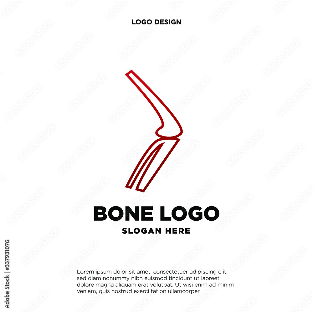 Bone Health logo designs concept, Bone Traetment logo template vector Bone Health logo designs concept, Bone Traetment logo template vector