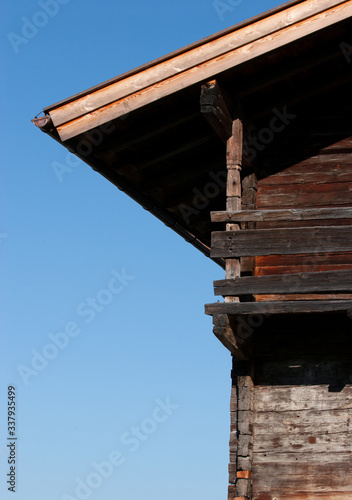 Tradition, Holz Baustil, Alpine Landschaft, Alpines Holzhaus, 