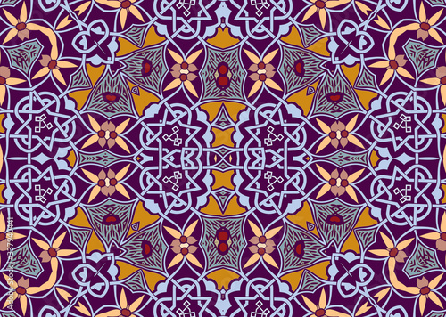 Morocco Background for wallpaper, background, art deco,textile, printing 