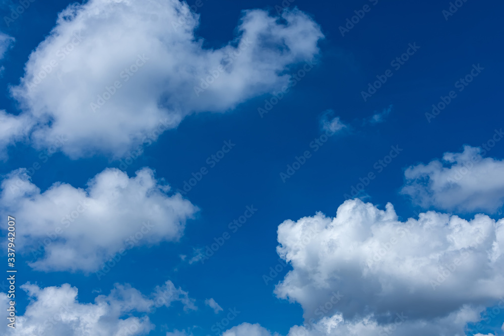 White cloud on blue sky on day time for background. White cloud on blue sky on day time for background.