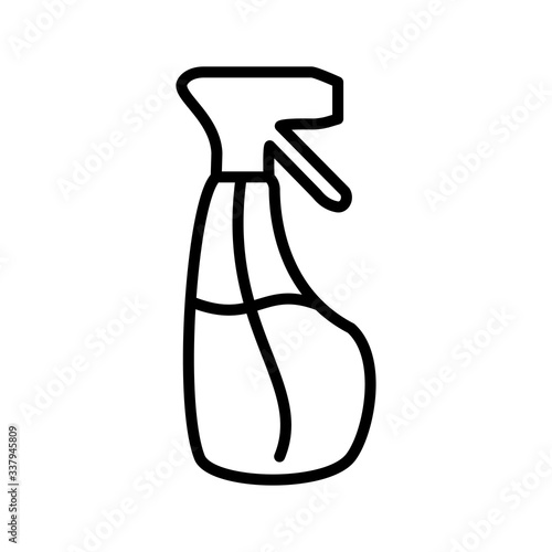 cleaner spray icon design, flat style trendy collection