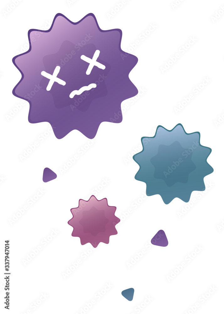 やられたばい菌イラスト 除菌殺菌 Vector De Stock Adobe Stock やられたばい菌イラスト 除菌殺菌 Vector De Stock Adobe Stock