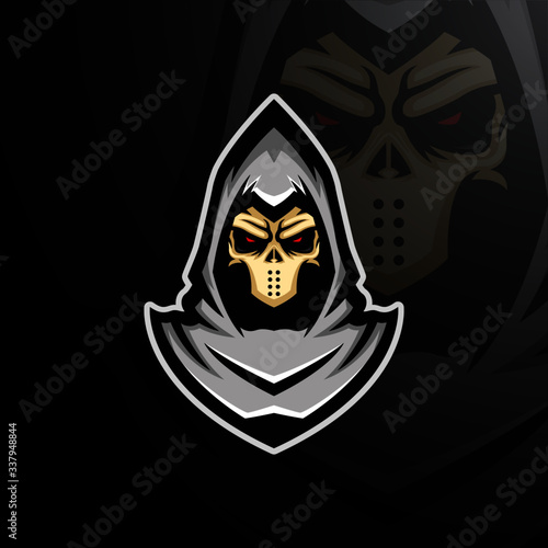Reaper Skull esports logo gaming