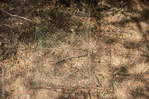 Fish traps of fishermen in Thailand