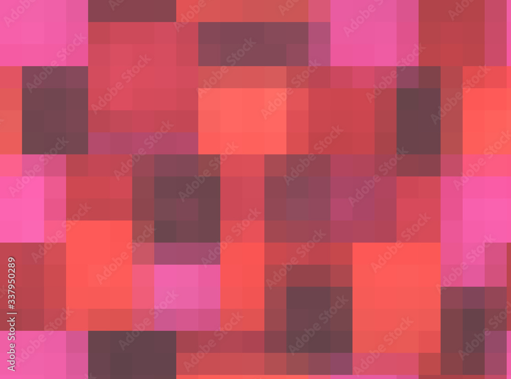 seamless pattern, texture, red, bardic, purple, pink, lilac, background, stripes, squares, pixel, mosaic, lines, fresh, multicolored, geometric graphics, abstract illustration, color, light, bright, 