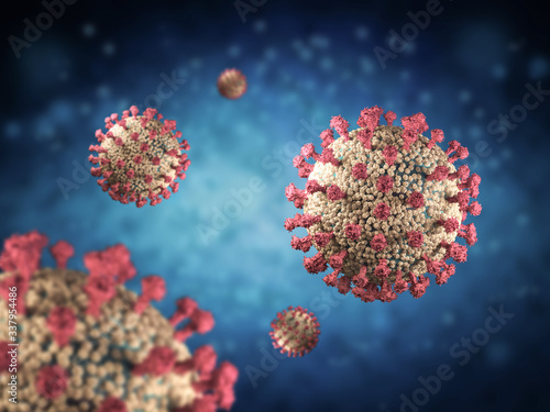 coronavirus cell or covid-19 cell disease