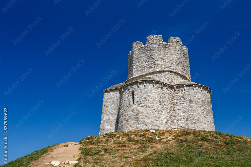 Medieval Saint Nickolas church near Zaton town, Croatia