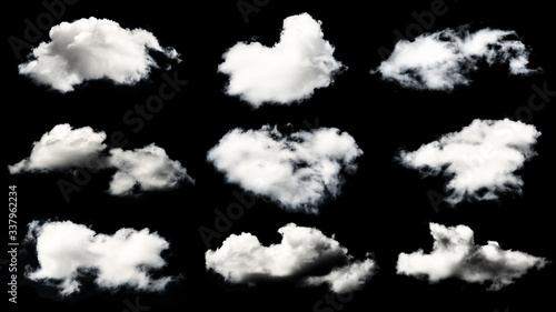 Collection of white clouds