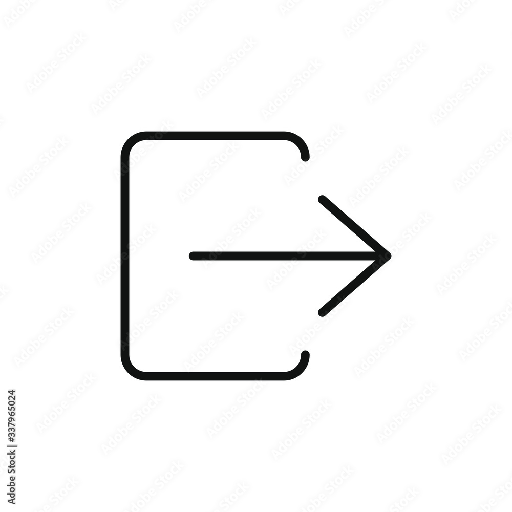 simple icon of a logout account,exit icon vector illustration simple icon of a logout account,exit icon vector illustration