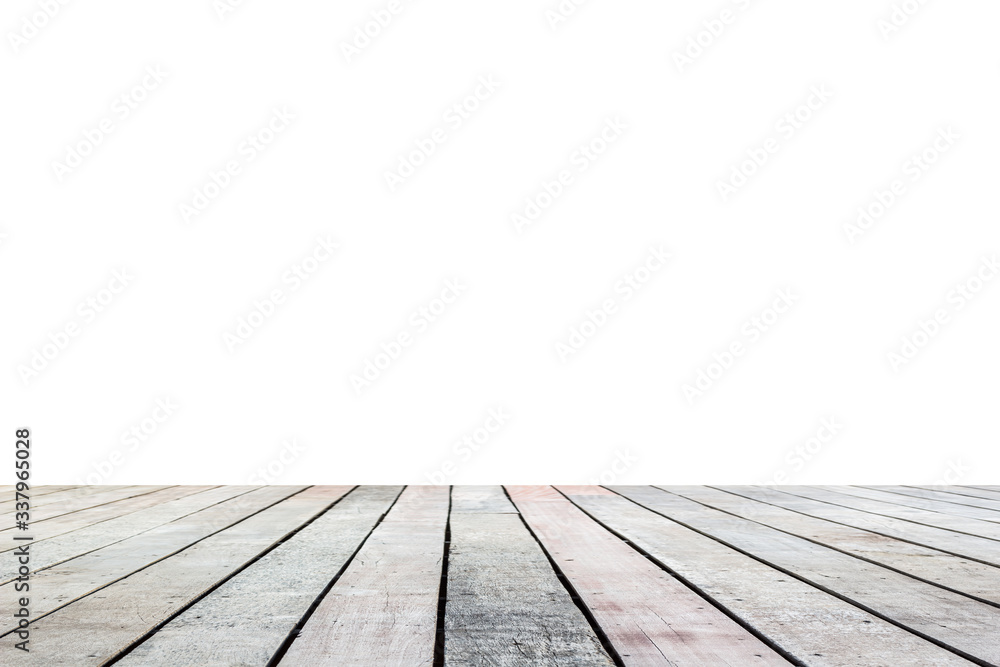 wooden floor on white wall