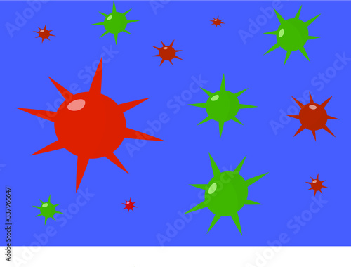 Illustrations concept coronavirus COVID-19. Vector illustration of  virus wuhan from china. 