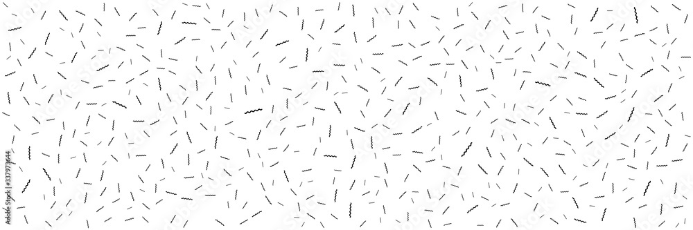 Brush stroke pattern on white background for wide banner. 