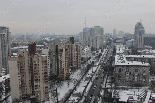 Ukraine Kiev city view