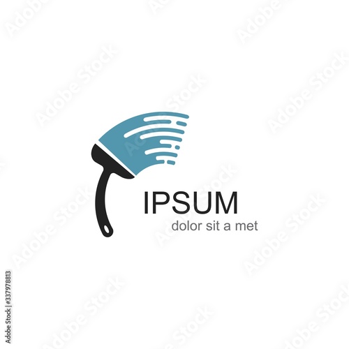 Paint brush icon vector