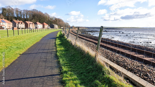 Fototapeta Naklejka Na Ścianę i Meble -  Fife Coastal Path from Kincardine to Rosyth - Scotland - UK