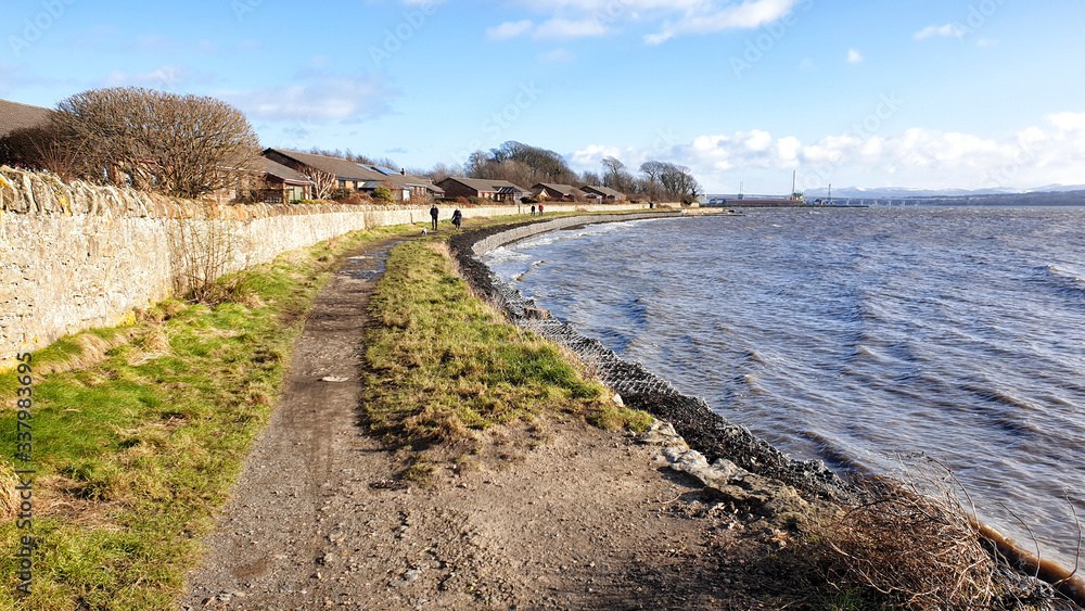 Fife Coastal Path from Kincardine to Rosyth - Scotland - UK