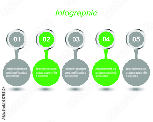 Info-graphic design template. Idea to display ranking and statistics.