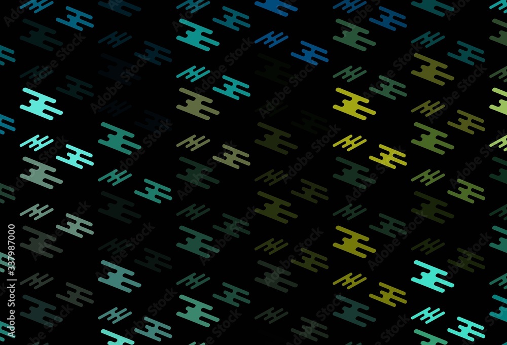 Dark Blue, Yellow vector layout with flat lines. Dark Blue, Yellow vector layout with flat lines.