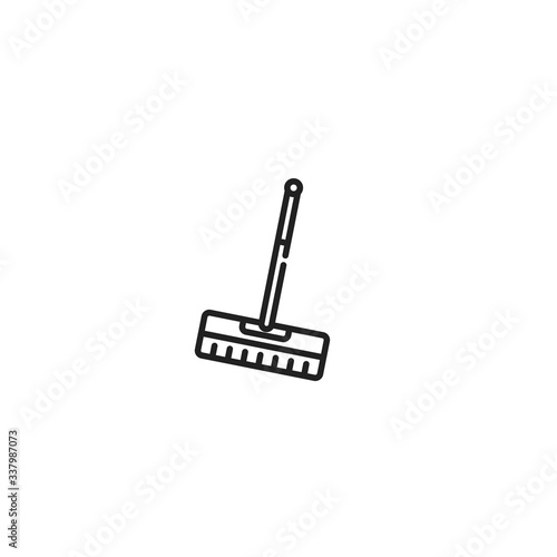 mop icon vector