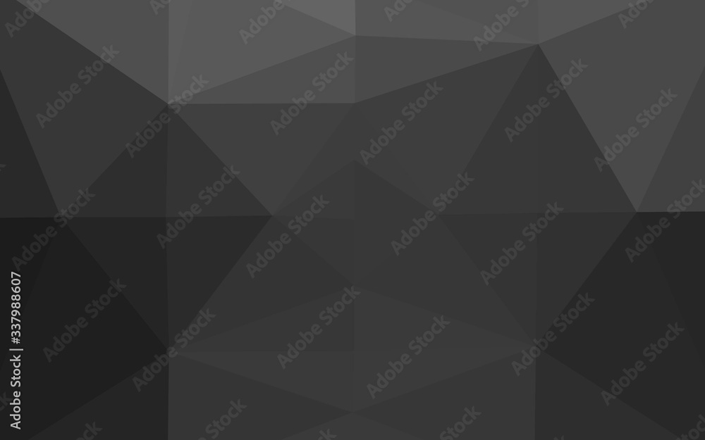 Dark Silver, Gray vector polygonal pattern. Shining illustration, which consist of triangles. Triangular pattern for your business design. Dark Silver, Gray vector polygonal pattern. Shining illustration, which consist of triangles. Triangular pattern for your business design.