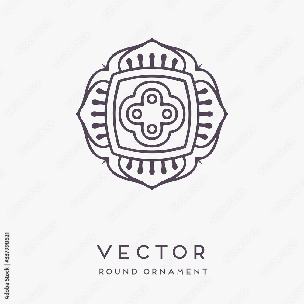 Vector indian Mandala Vector indian Mandala