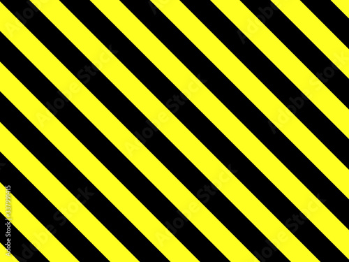 Background with black and yellow stripes vector illustration