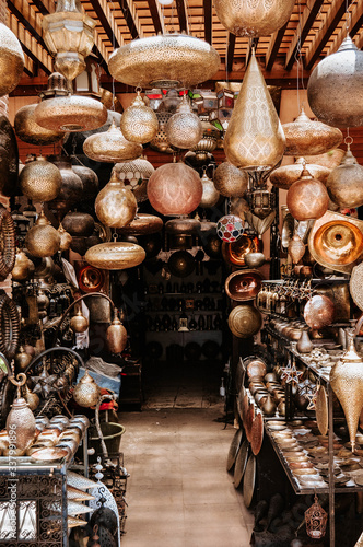 Decorative tradicional store marrakech medina