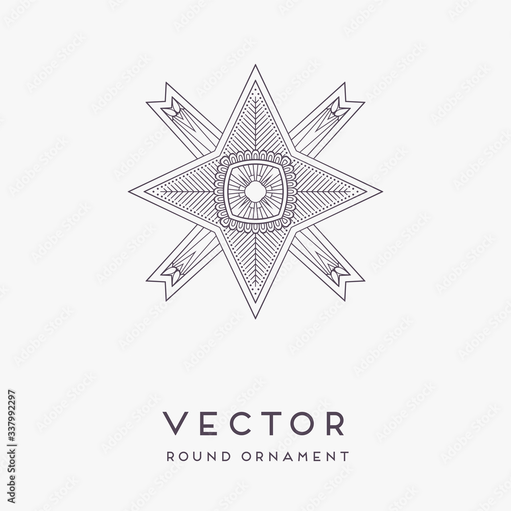 Obraz premium Vector indian Mandala