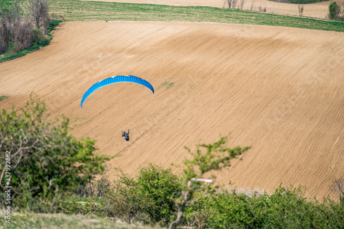 paraglider above the mountain