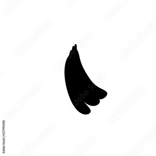 banana icon vector