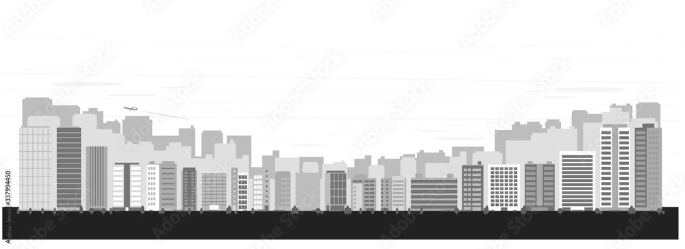 Lots of buildings,.Background material