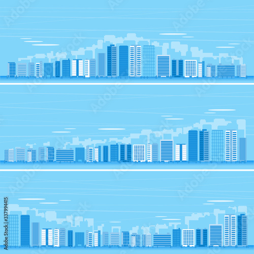 Lots of buildings .Background material