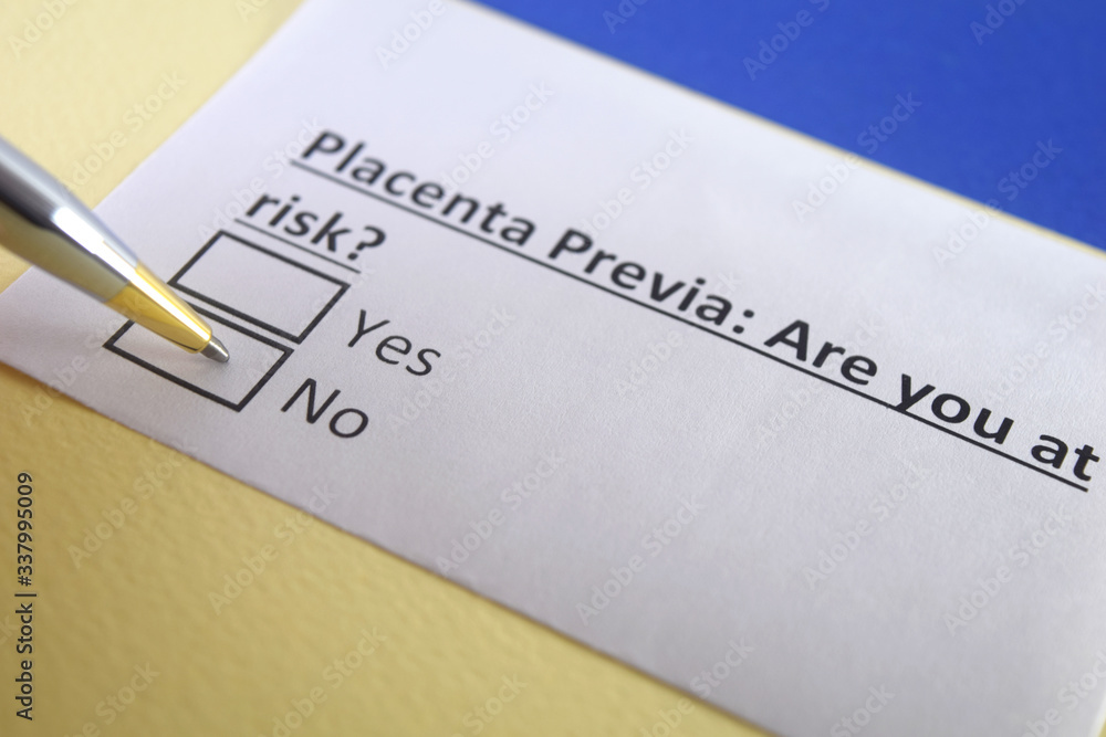One person is answering question about placenta previa. One person is answering question about placenta previa.