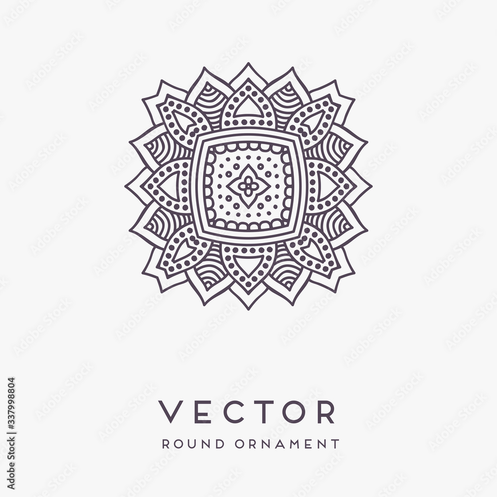 Vector indian Mandala Vector indian Mandala