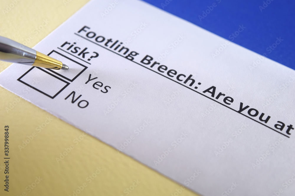 One person is answering question about footling breech.