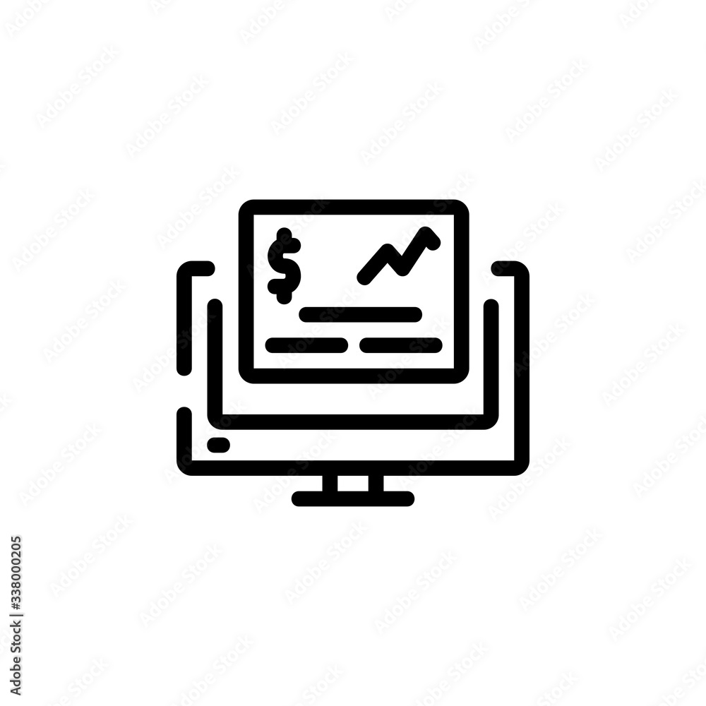 business, information, entertainment, finance and smart television icon. Perfect for application, web, logo, background, game, patterns and presentation template. single icon design line style business, information, entertainment, finance and smart television icon. Perfect for application, web, logo, background, game, patterns and presentation template. single icon design line style