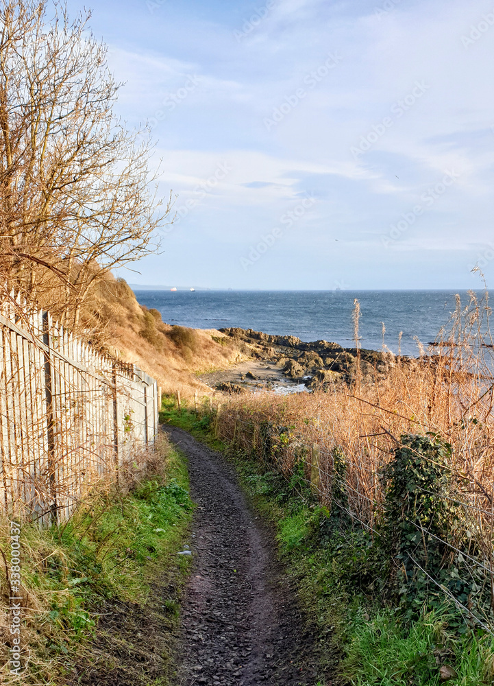 Fife Coastal Path from Burntisland to Kirkcaldy - Scotland - UK Fife Coastal Path from Burntisland to Kirkcaldy - Scotland - UK