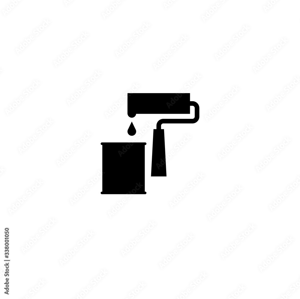 paint roller icon paint roller icon