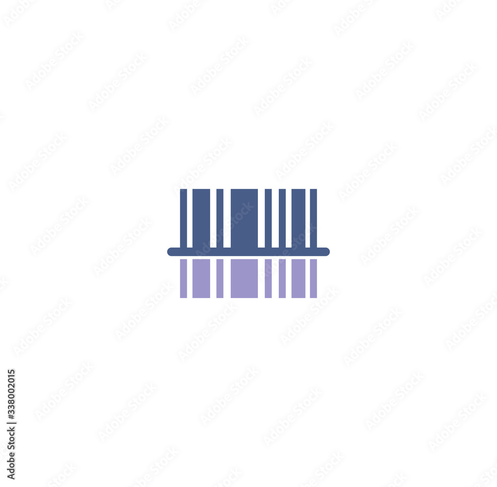 Barcode related icon on background for graphic and web design. Creative illustration concept symbol for web or mobile app Barcode related icon on background for graphic and web design. Creative illustration concept symbol for web or mobile app