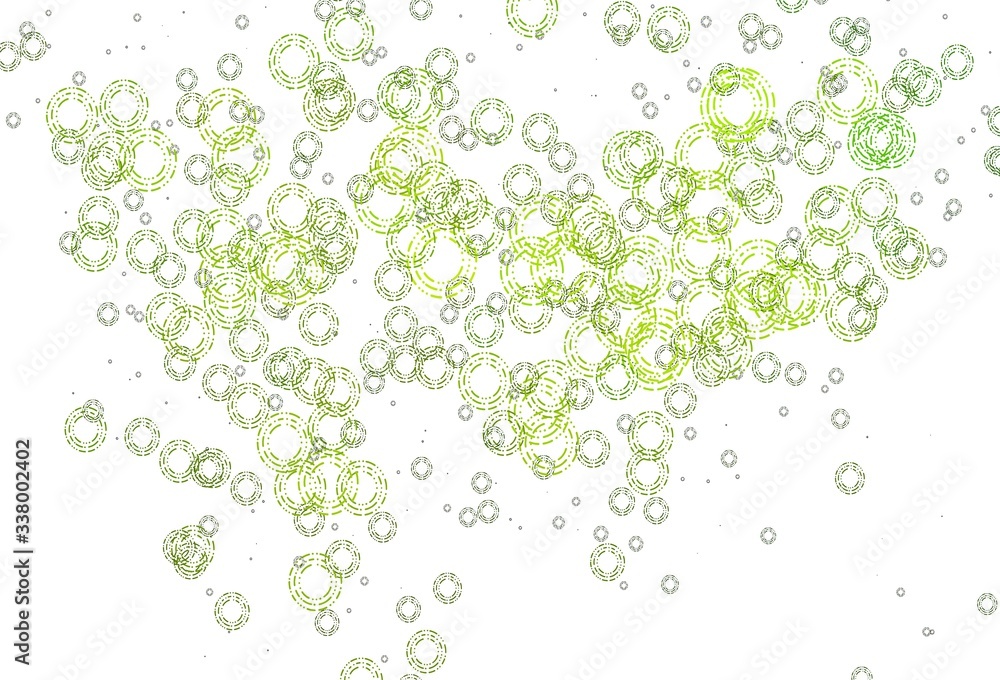 Light Green vector backdrop with dots. Light Green vector backdrop with dots.