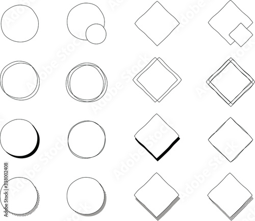 おしゃれな手書き風のフレーム 素材 イラスト Stock Vector Adobe Stock おしゃれな手書き風のフレーム 素材 イラスト Stock Vector Adobe Stock