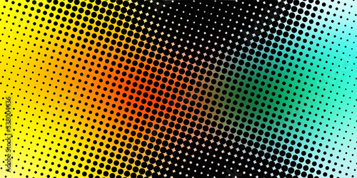 Dotted gradient  fading dot effect. Colored background  vector design  EPS10