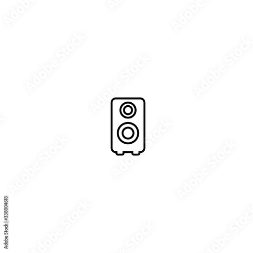 loudspeakers icon vector
