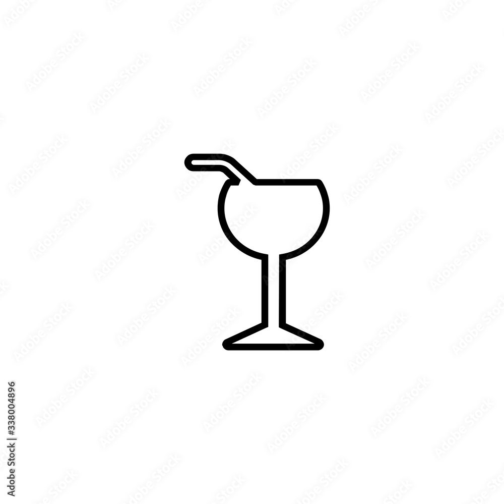 glass icon vector glass icon vector