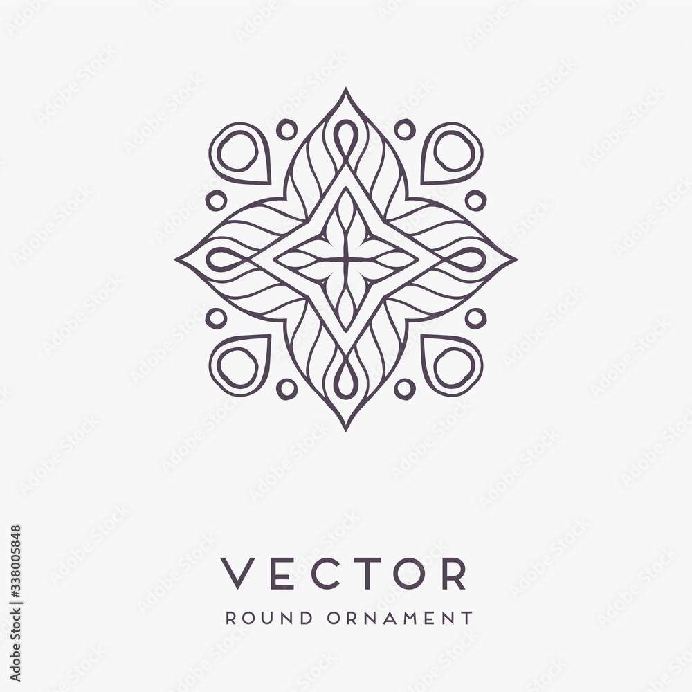 Vector indian Mandala Vector indian Mandala