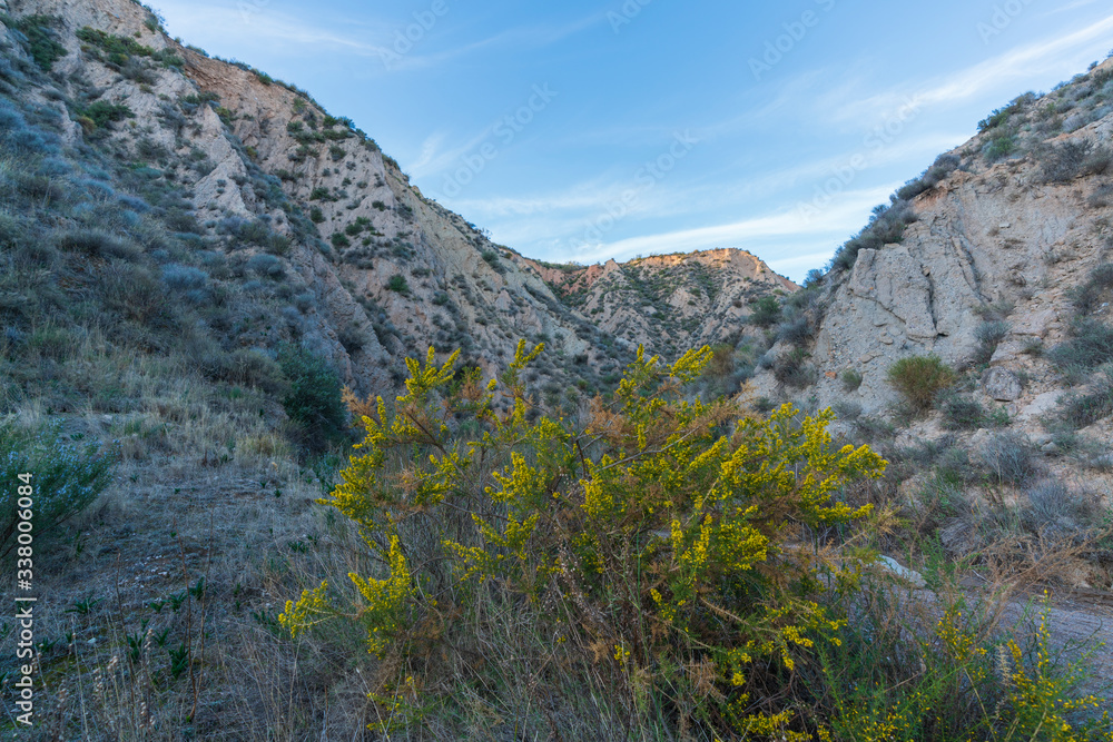 Steep landscape in Los Picachos in Spain Steep landscape in Los Picachos in Spain