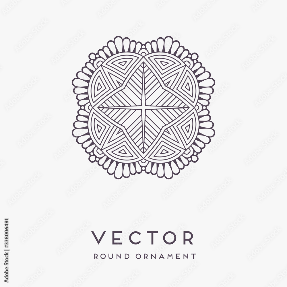 Vector indian Mandala Vector indian Mandala